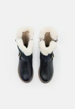 Friboo Leather - Snowboots- Dark Blue -Frib Kleding Winkel 06845ee52273487d8a3d44602b5fc352