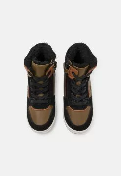 Friboo Leather - Sneakers Hoog - Multi-Coloured -Frib Kleding Winkel 06d4dea80a5c46689bcff047c351f054