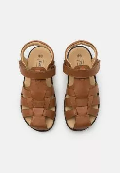 Friboo Leather - Sandalen - Brown -Frib Kleding Winkel 1aaf9317c44e42bcaf5397d7ad988e20