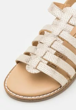 Friboo Leather - Sandalen - Gold -Frib Kleding Winkel 1c232b384eb8403eafaef58a4c13e369