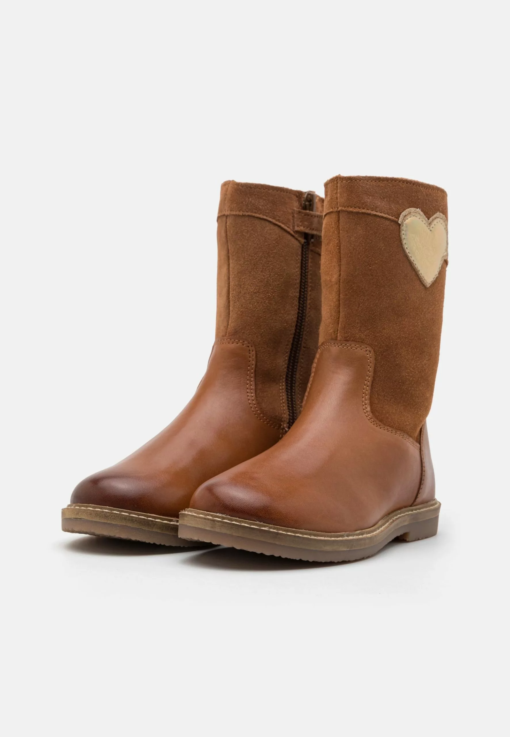 Friboo Leather - Laarzen - Cognac 2 Friboo Leather - Laarzen - Cognac - Afbeelding 2