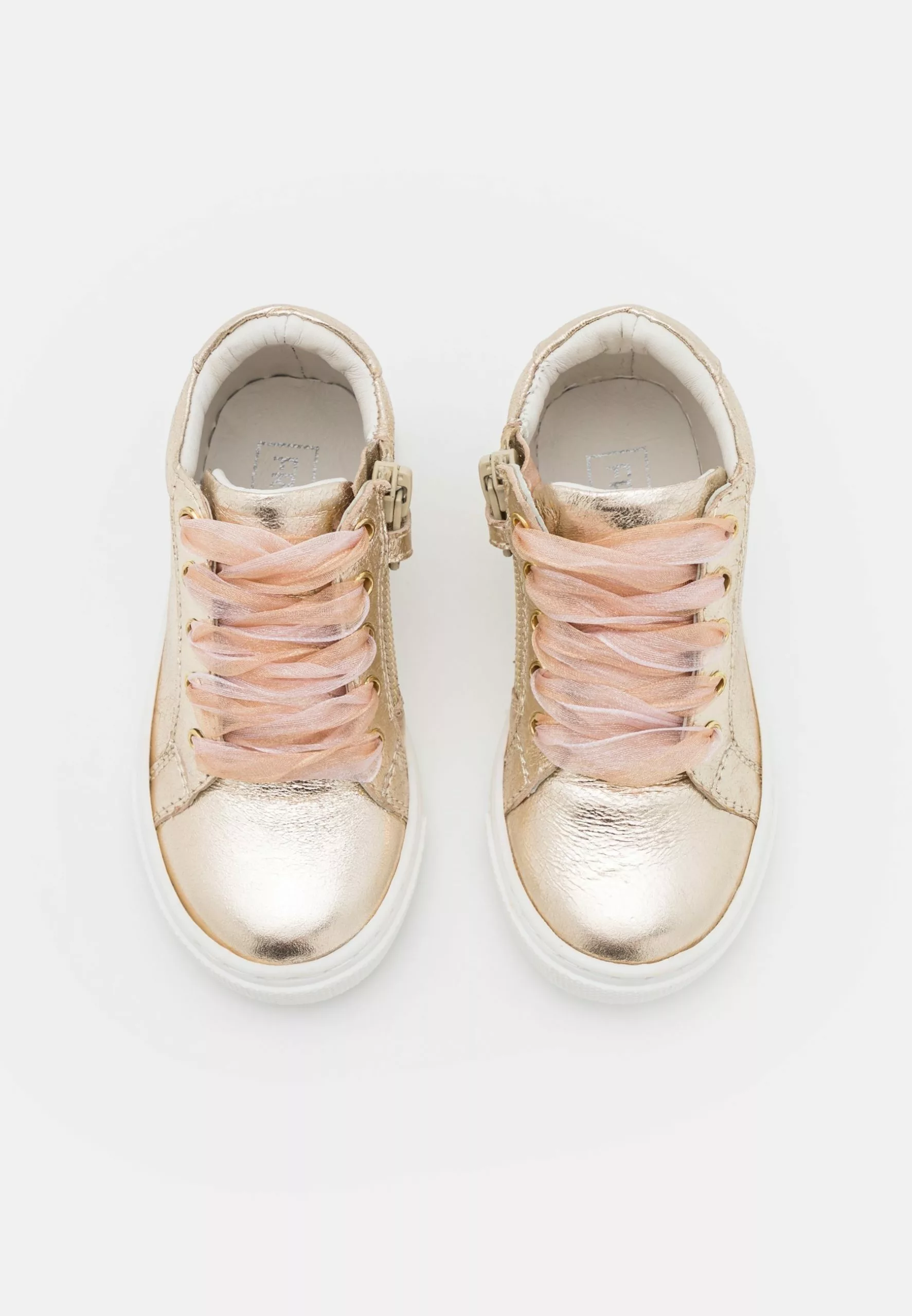 Friboo Leather - Sneakers Hoog - Gold 4 Friboo Leather - Sneakers Hoog - Gold - Afbeelding 4