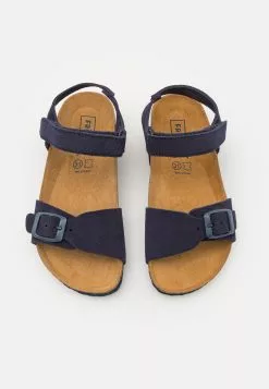 Friboo Leather Bio Sandals - Sandalen - Dark Blue -Frib Kleding Winkel 3bc9408609ab40a8b2a27e77f7693325