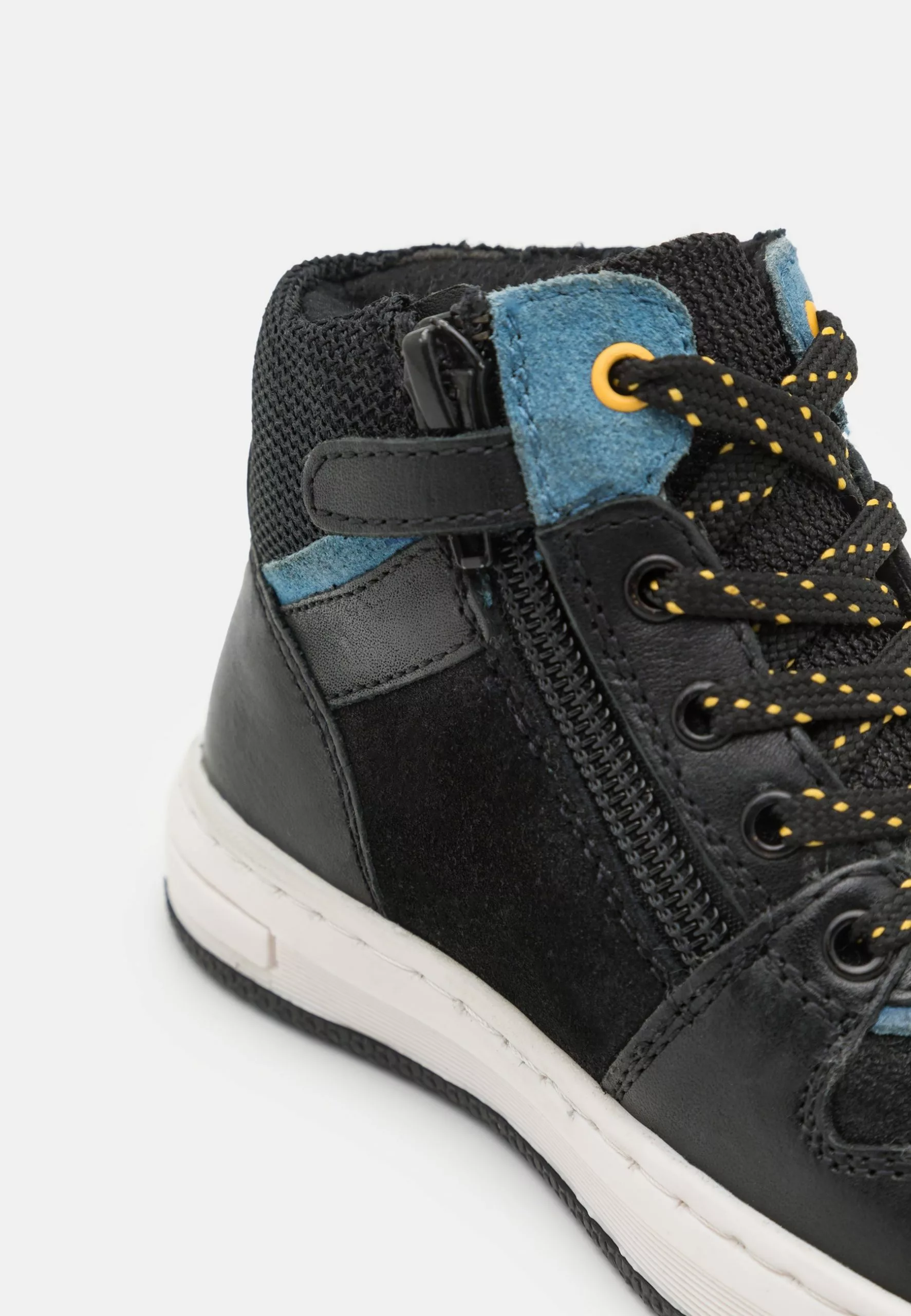 Friboo Leather - Sneakers Hoog - Black 6 Friboo Leather - Sneakers Hoog - Black - Afbeelding 6