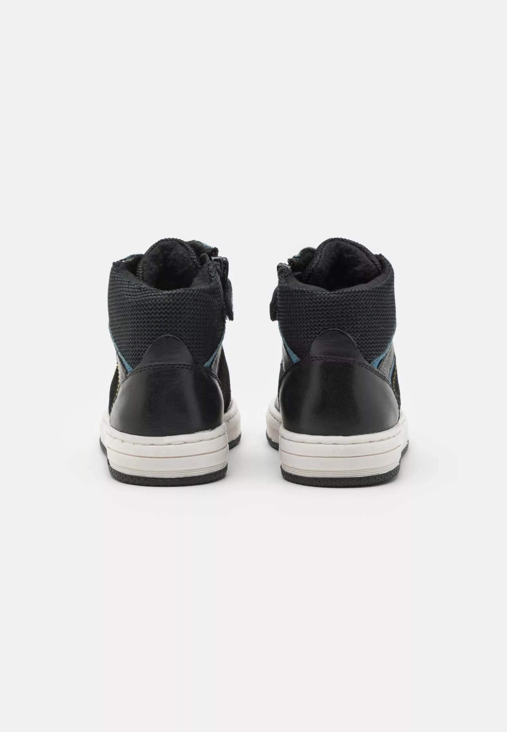 Friboo Leather - Sneakers Hoog - Black 3 Friboo Leather - Sneakers Hoog - Black - Afbeelding 3