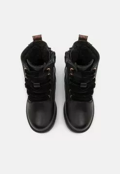 Friboo Leather - Veterboots - Black -Frib Kleding Winkel 5508bc7c77c24f349257f7fc1b04f2c3