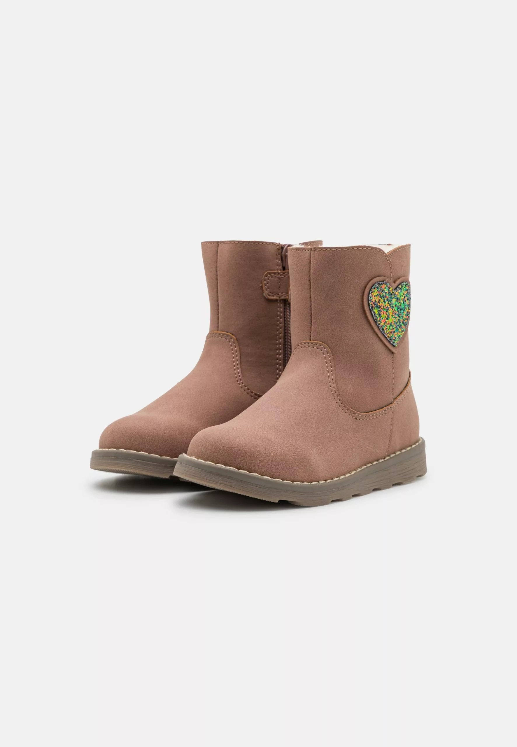 Friboo Korte Laarzen - Mauve 2 Friboo Korte Laarzen - Mauve - Afbeelding 2