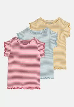 Frib Kleding Winkel 33 Friboo 3 Pack - T-Shirt Print - Turquoise/Yellow/Red
