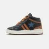 Friboo Leather - Sneakers Hoog - Dark Blue