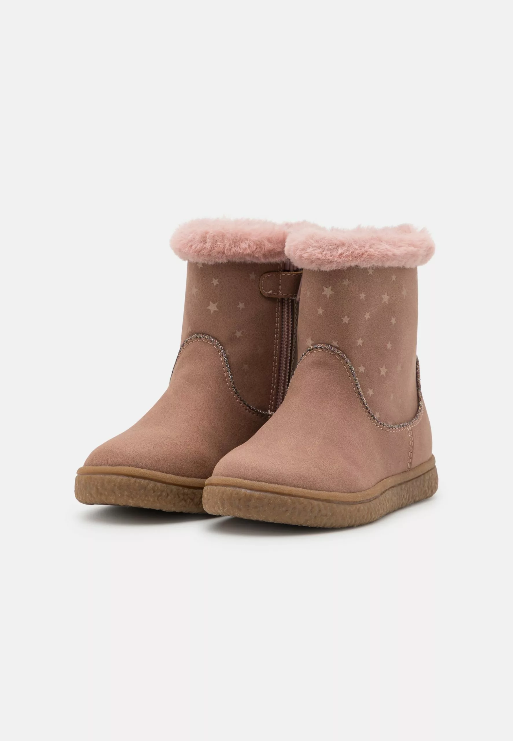 Friboo Korte Laarzen - Mauve 2 Friboo Korte Laarzen - Mauve - Afbeelding 2