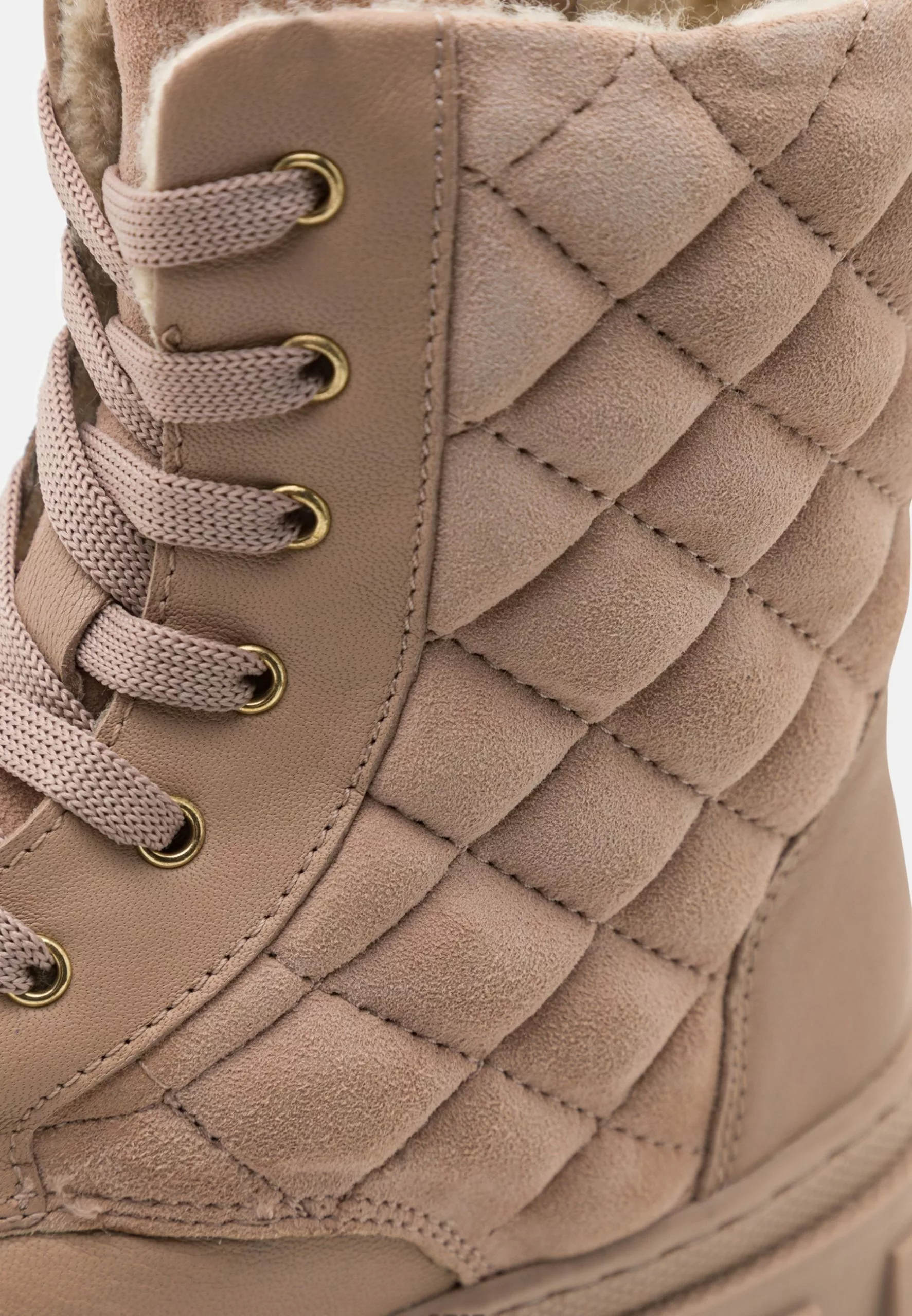 Friboo Leather - Veterboots - Nude 6 Friboo Leather - Veterboots - Nude - Afbeelding 6