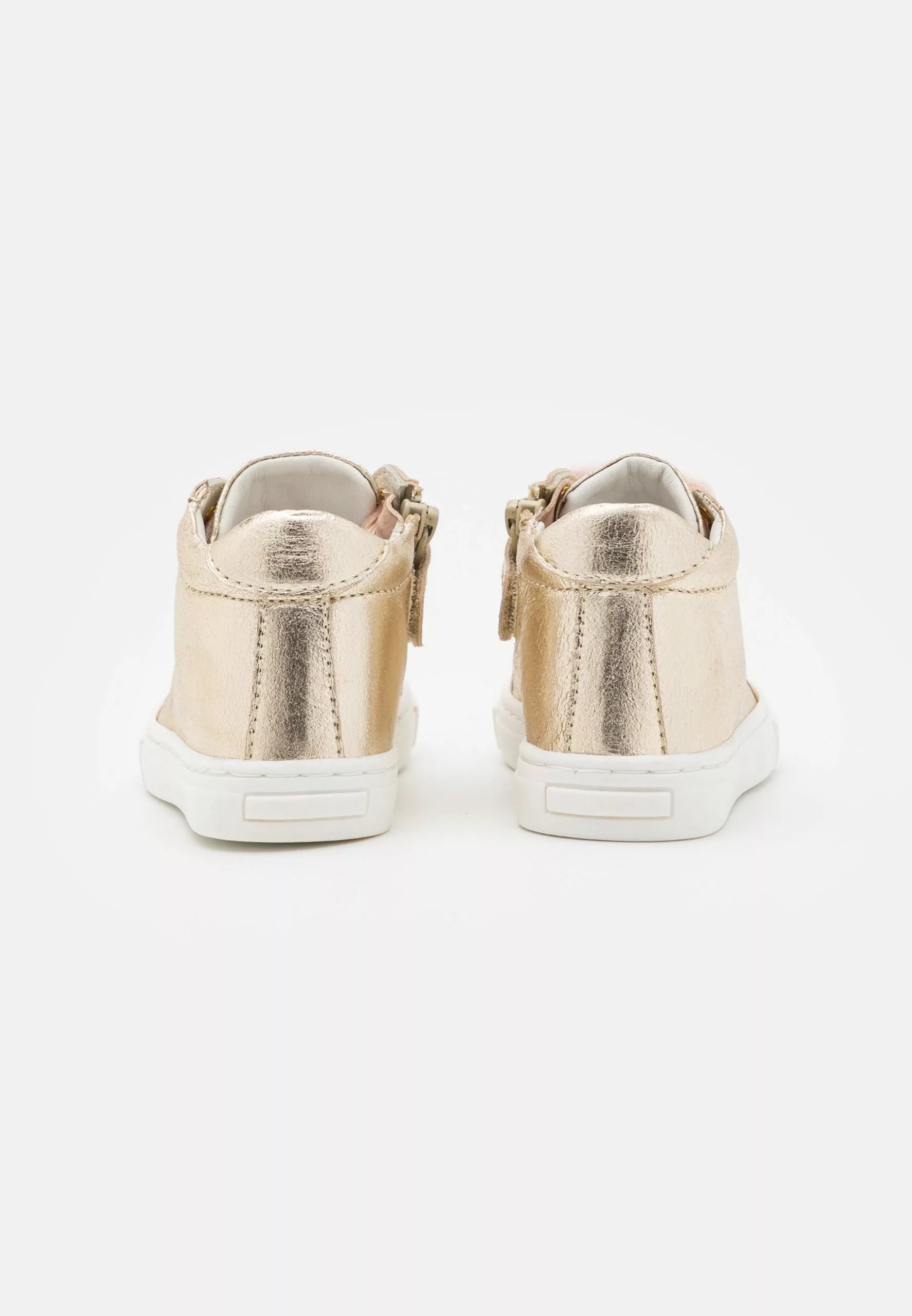 Friboo Leather - Sneakers Hoog - Gold 3 Friboo Leather - Sneakers Hoog - Gold - Afbeelding 3