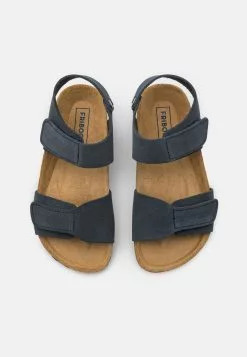 Friboo Leather - Sandalen - Dark Blue -Frib Kleding Winkel 8de00a3d7d064a6985cba8354b4564ab