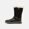 Friboo Leather - Snowboots- Black