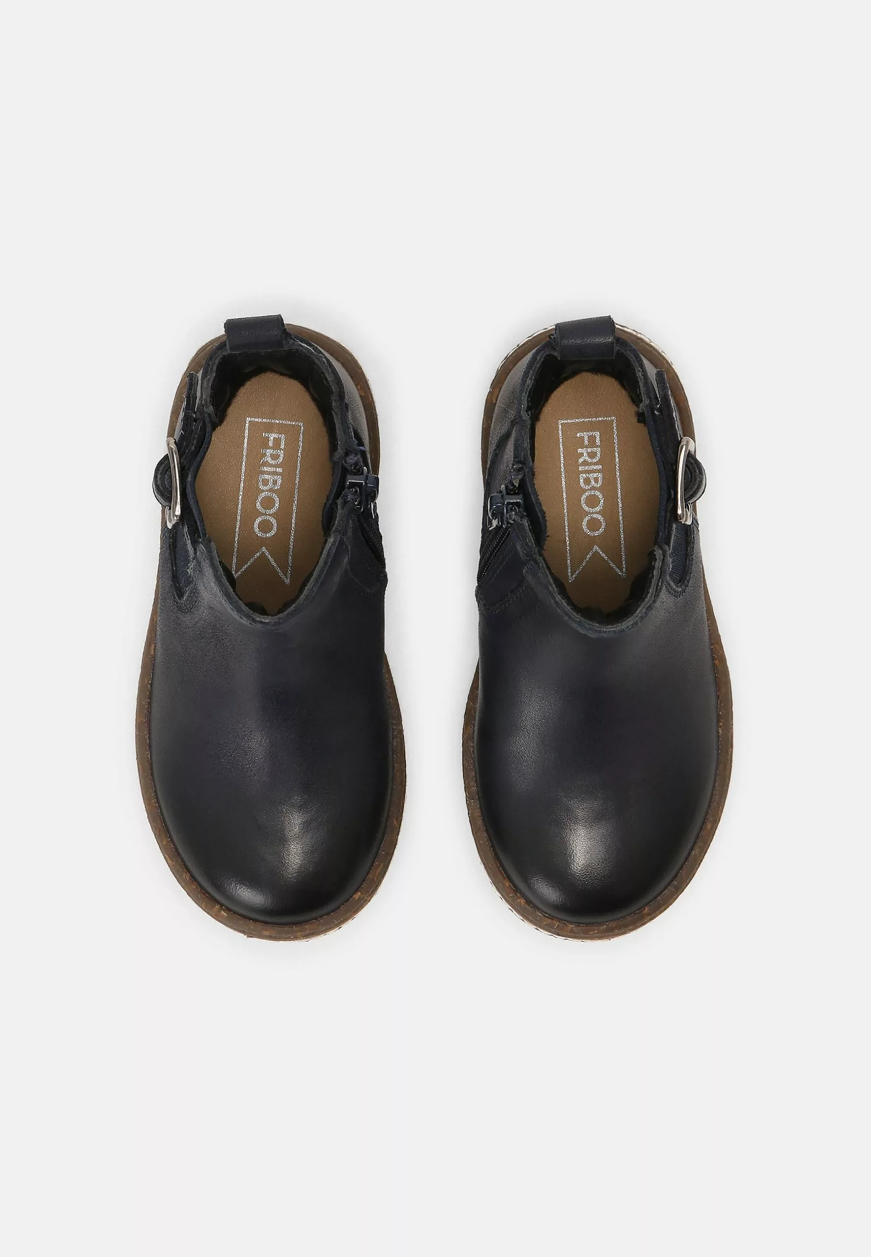 Friboo Leather Booties - Korte Laarzen - Dark Blue 4 Friboo Leather Booties - Korte Laarzen - Dark Blue - Afbeelding 4