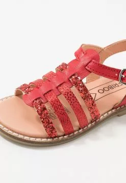 Friboo Leather - Sandalen - Red -Frib Kleding Winkel 91f885720a5f42a990612141bc21d2f5