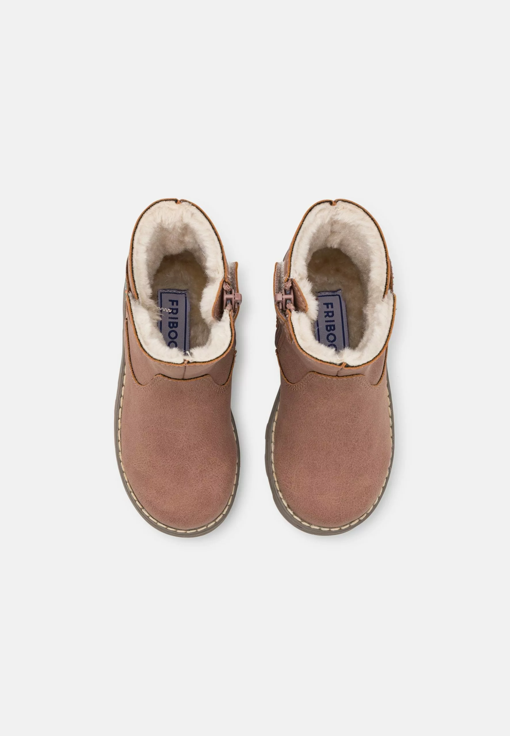 Friboo Korte Laarzen - Mauve 4 Friboo Korte Laarzen - Mauve - Afbeelding 4