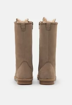 Friboo Leather - Veterlaarzen - Taupe -Frib Kleding Winkel 9748be969910472db0844599f24576b9