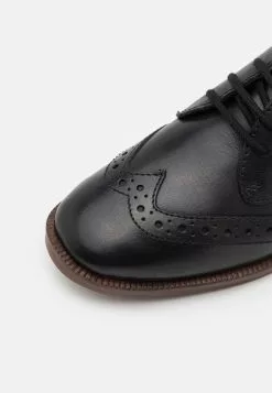Friboo Leather - Veterschoenen - Black -Frib Kleding Winkel 988ed8056cda49debf07d1ceea2744a9