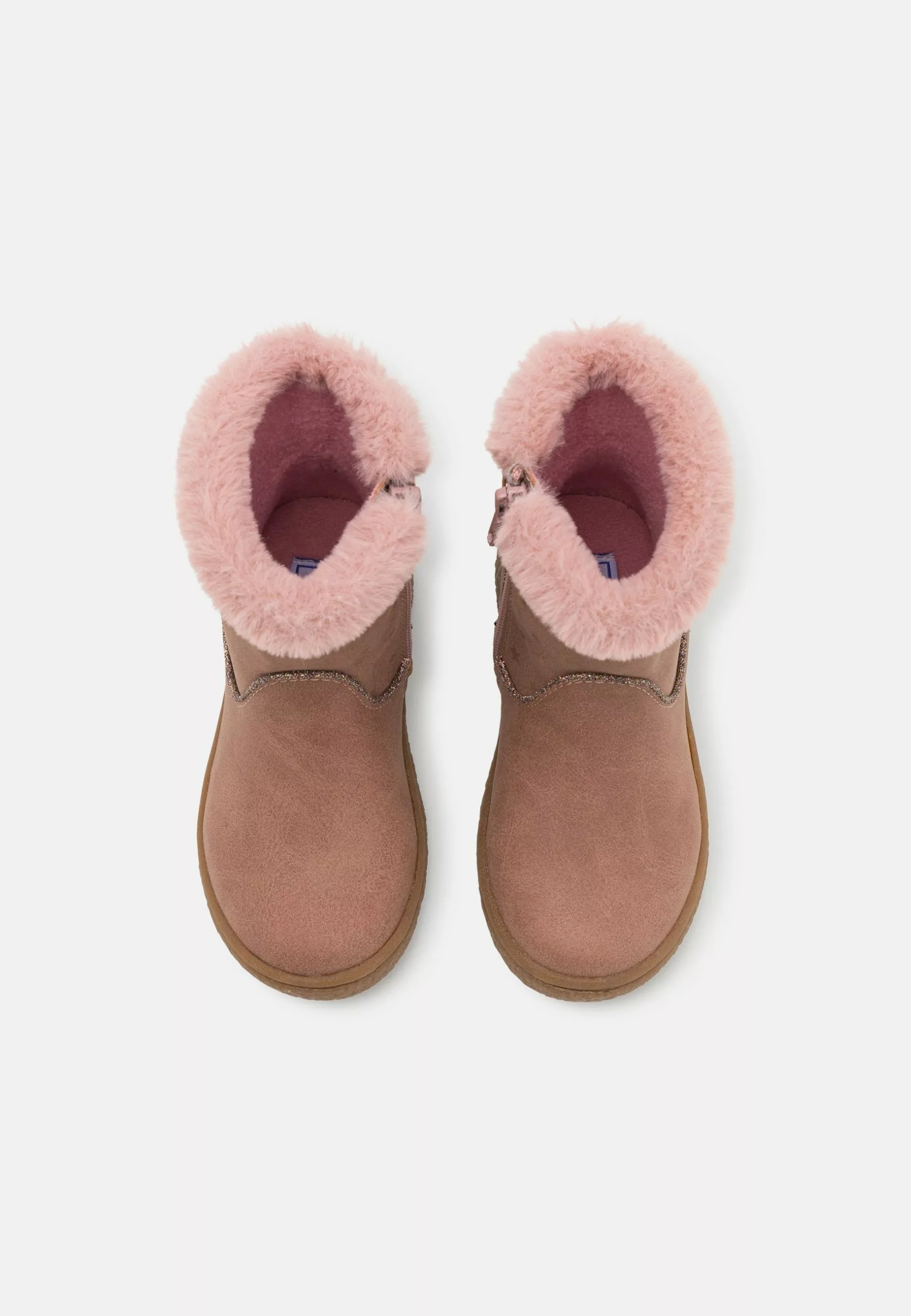 Friboo Korte Laarzen - Mauve 4 Friboo Korte Laarzen - Mauve - Afbeelding 4