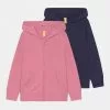 Friboo Girls Basic Zipthru 2 Pack - Sweater Met Rits - Pink