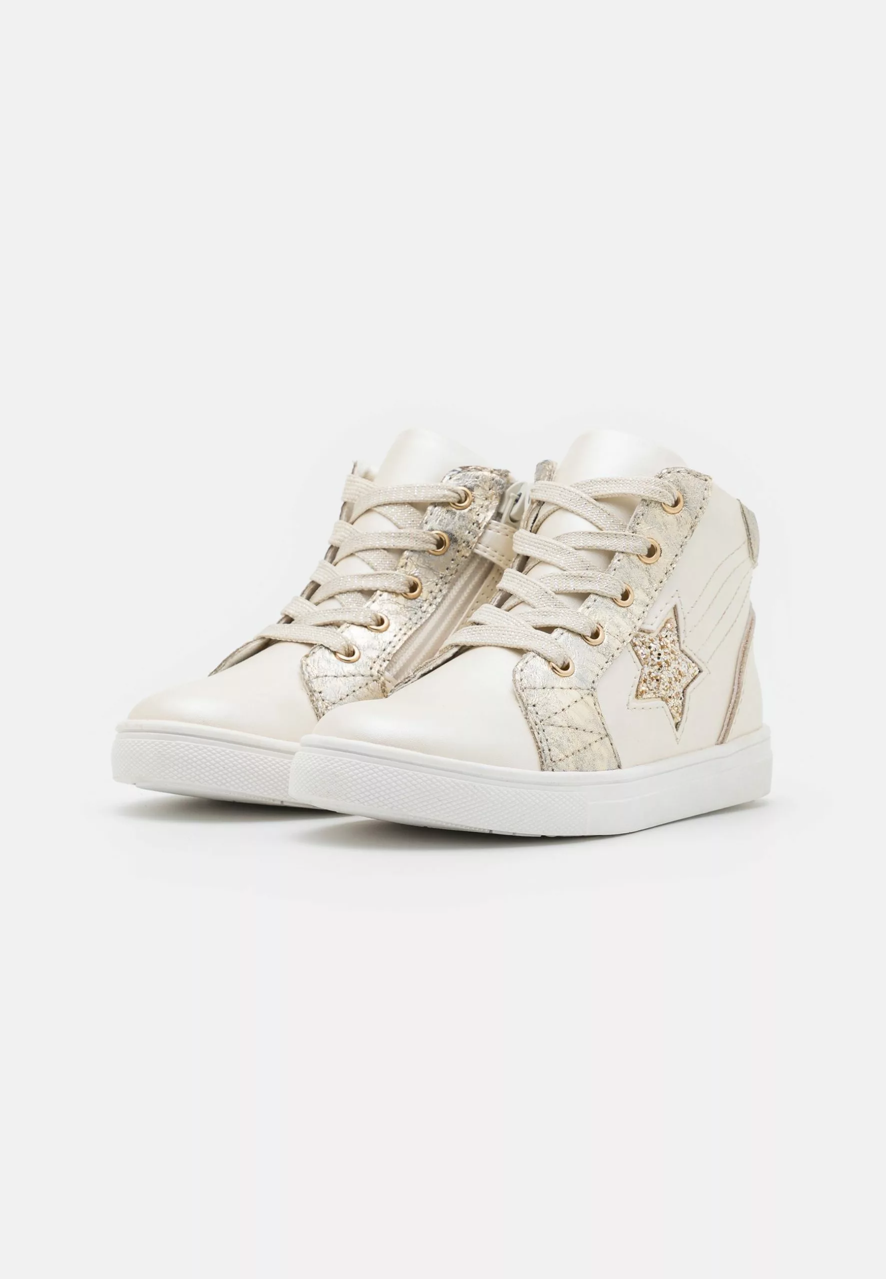 Friboo Sneakers Hoog - Off-White 2 Friboo Sneakers Hoog - Off-White - Afbeelding 2