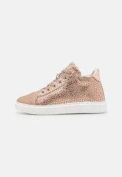 Friboo Leather - Sneakers Hoog - Rose Gold