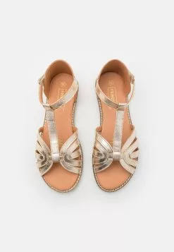 Friboo Leather - Sandalen - Gold -Frib Kleding Winkel d997c97e970b455eb87ef71f39fd9e52