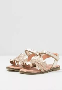 Friboo Leather - Sandalen - Gold -Frib Kleding Winkel f4dfba08f05043db8a509f7e7149a46d